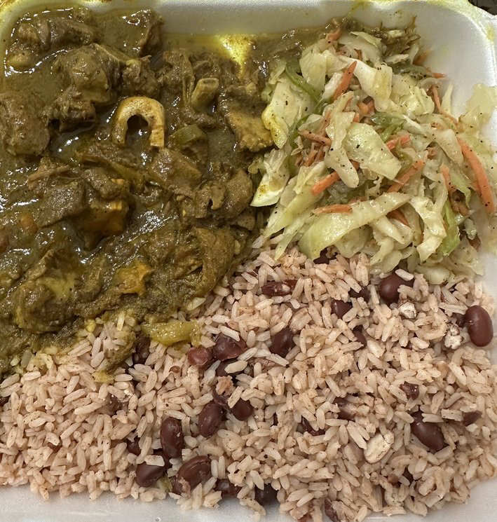 Curry Goat plate